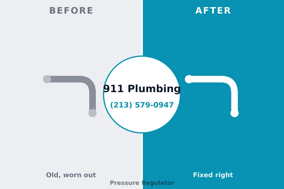 Before and after: plumbing repair Orangeville, IL